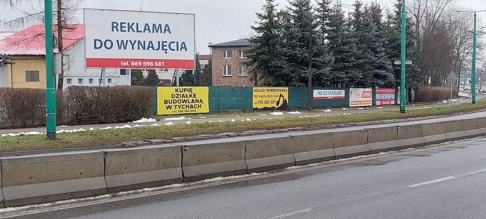 BILLBOARD 6mx3m, Al. Piłsudskiego, Tychy - 750 zł/m-c