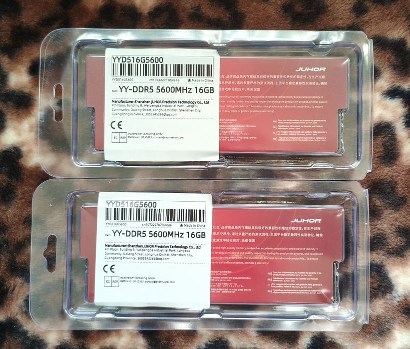 DDR5 32gb 5600 MHz Juhor оперативная память