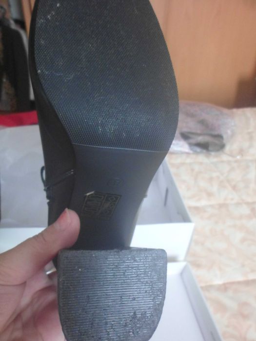 botas de cano alto como novas da marca seaside para senhora