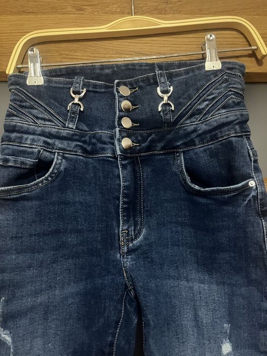 Dżinsy damskie, wysoki stan rozmiar S