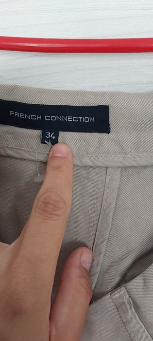 Spodnie męskie z materiału french connection xl