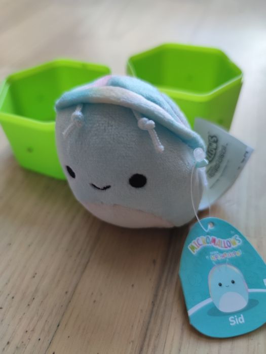 Squishmallows/Micromallows - zabawka niespodzianka - ślimak