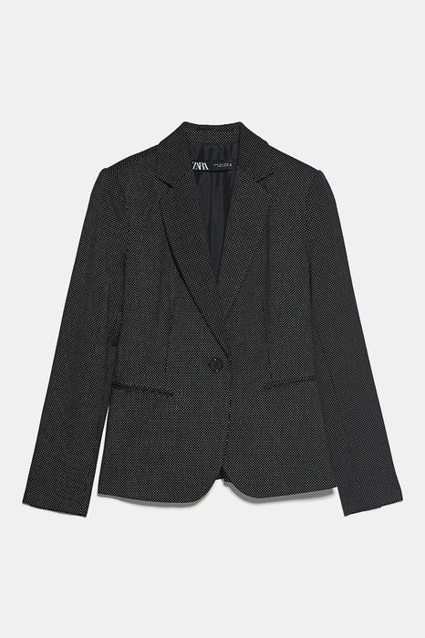 Blazer Bolinhas Preto e Branco Zara - NOVO COM ETIQUETA