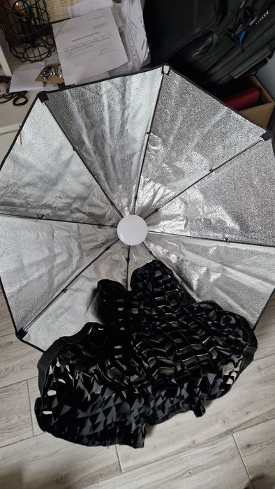 Lampa key light/światło kluczowe CineGen 85W / softbox 90cm / regulacja temperatury