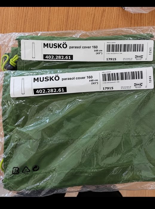 Conjunto 2 Capa/ sacos para guarda-sol IKEA musko