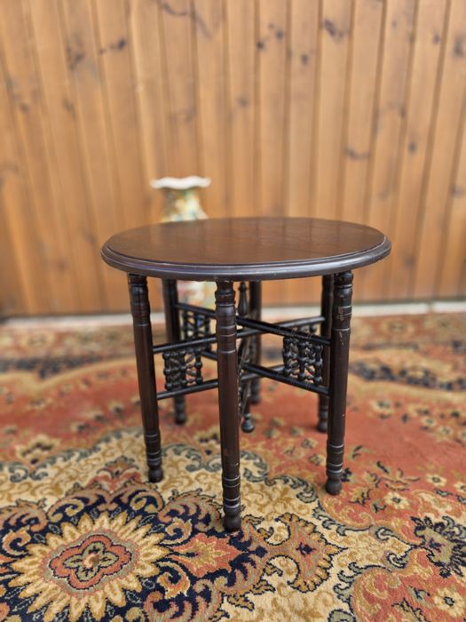 Stolik okrągły eklektyczny 55 cm #1632 Stylowy Węgrów