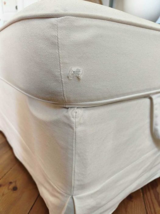 IKEA EKTORP com arrumação, em branco