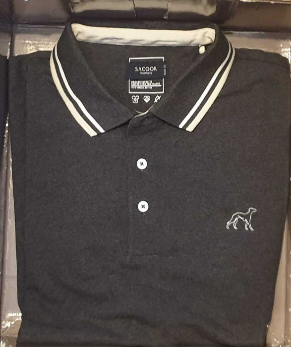 Polo SACOOR - Cinza escuro XXL