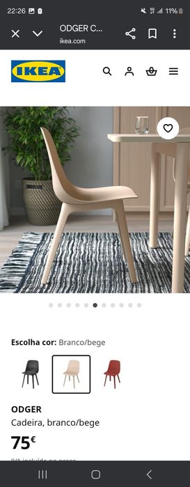 Cadeira Plastico Beje (tenho várias)