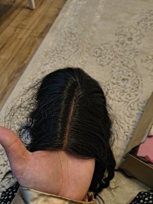 Peruka czarna loki stan idealny