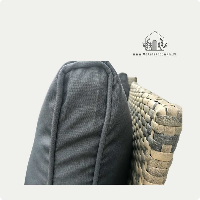 Wypoczynek ogrodowy /Narożnik + fotele / Technorattan/ 9 os / 4 kolory