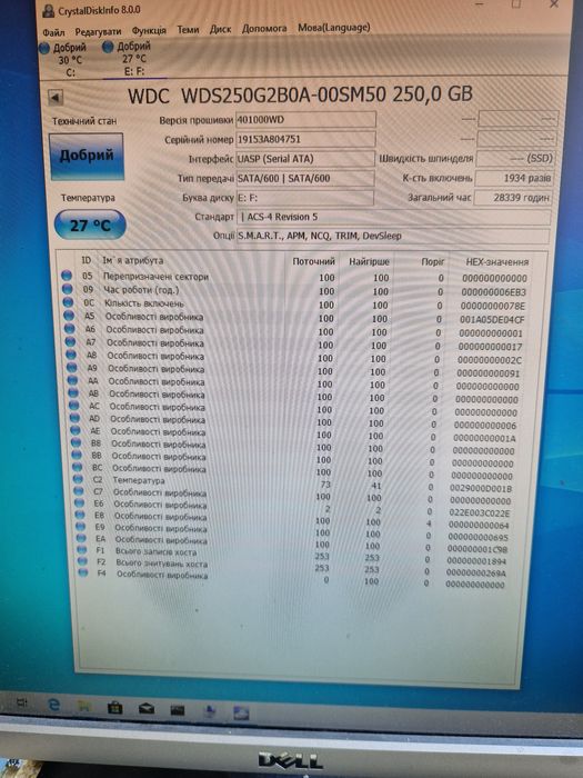 Ssd WD BLUE 250GB 3D NAND Ссд диски для ноутбука або системного блока