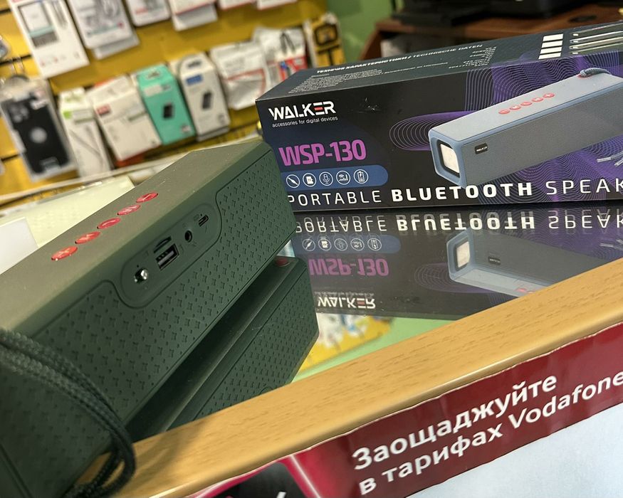 Портативная Bluetooth Колонка Walker WSP-130 Green