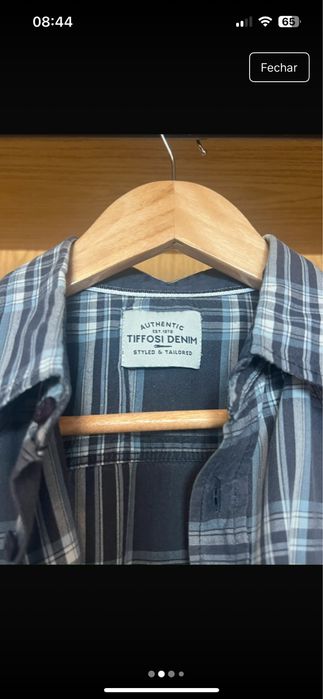 camisa xadrez tiffosi