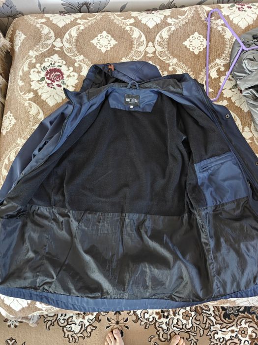 Куртка чоловіча парка all real xl синя