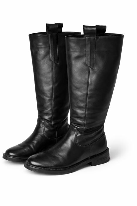 Чоботи зимові, шкіряні