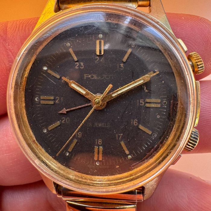 Zegarek Poljot 18 Jewels z Budzikiem