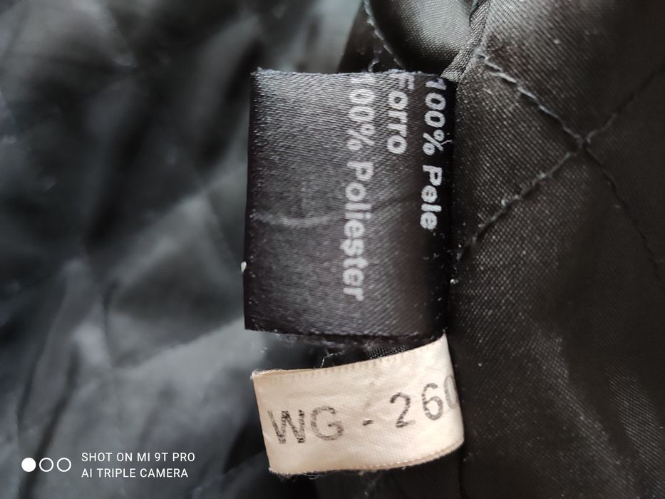 Casaco em pele tamanho M