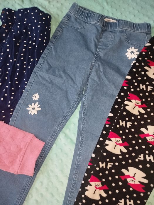 Paka ubrań dla dziewczynki 122 dziewczynka