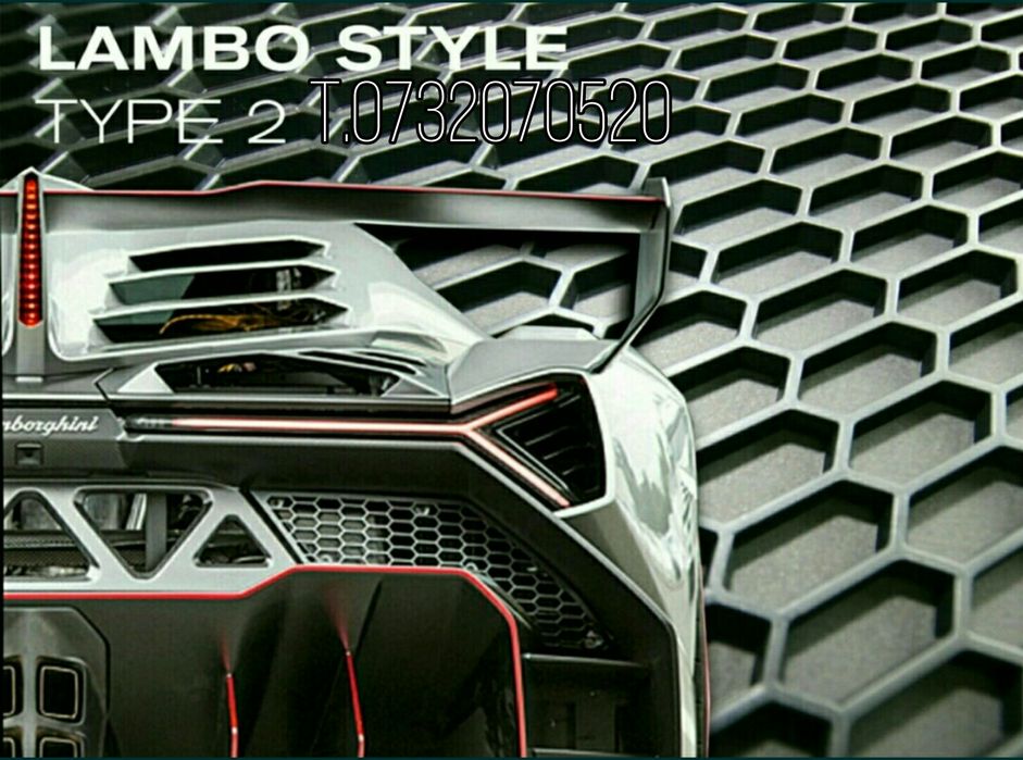 Пластикова решітка PREMIUM різні варіанти. Lambo 2. Lambo 1. Brillianc