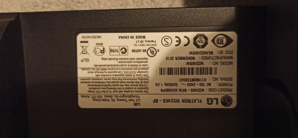 Monitor LG flatron