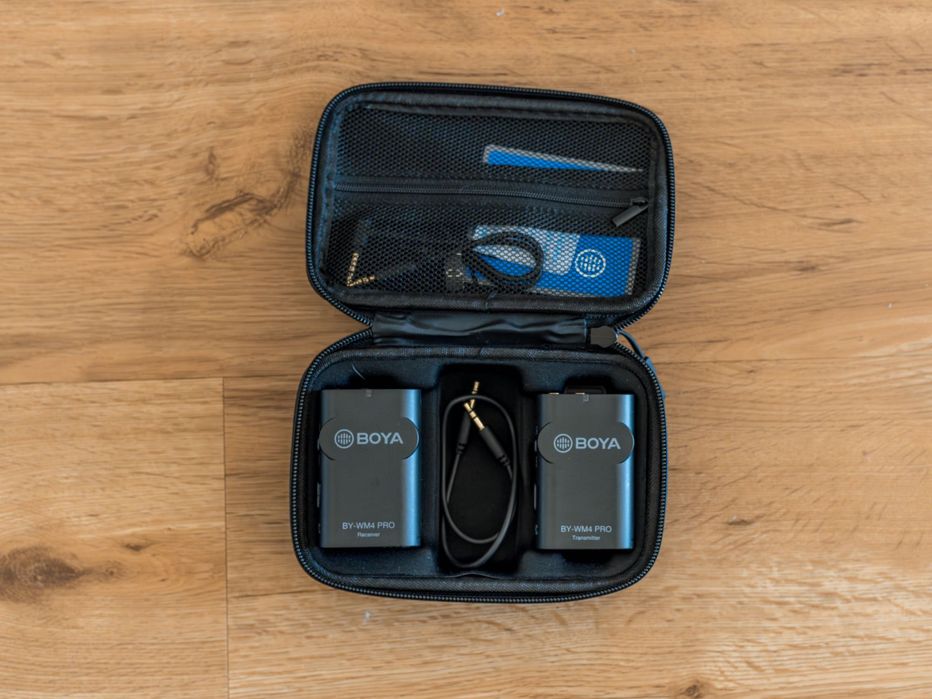 Microfone Sem Fios BOYA WM4 PRO K1 Novo