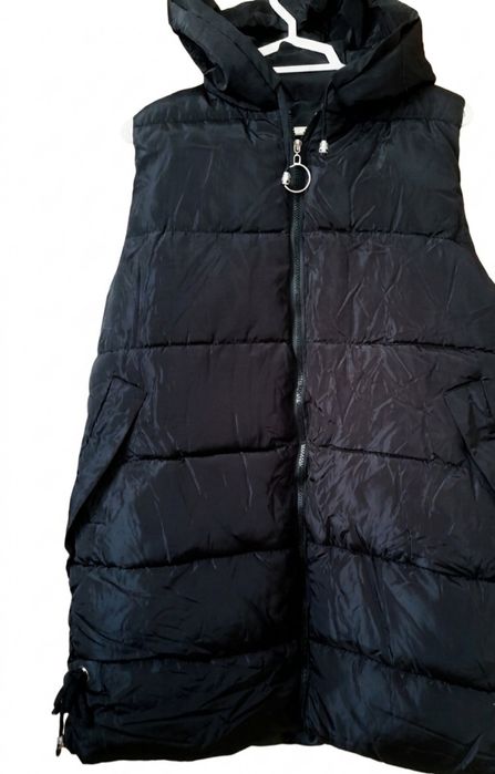 Czarna pikowana kamizelka 4XL z metki nowa