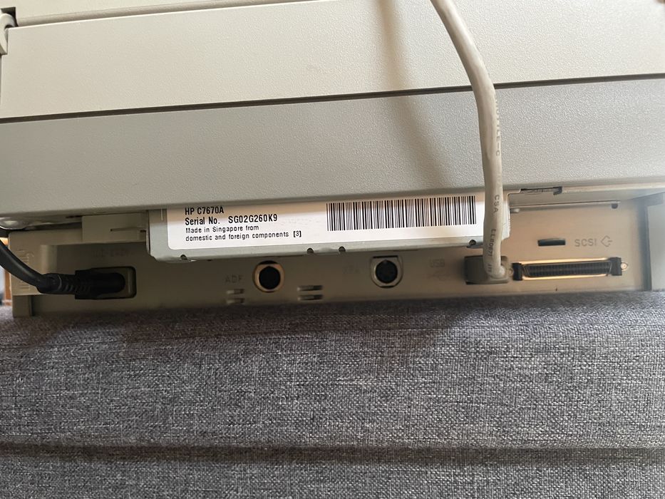 Scanner HP ScanJet 6300C - Alta Resolução para Planos/ design