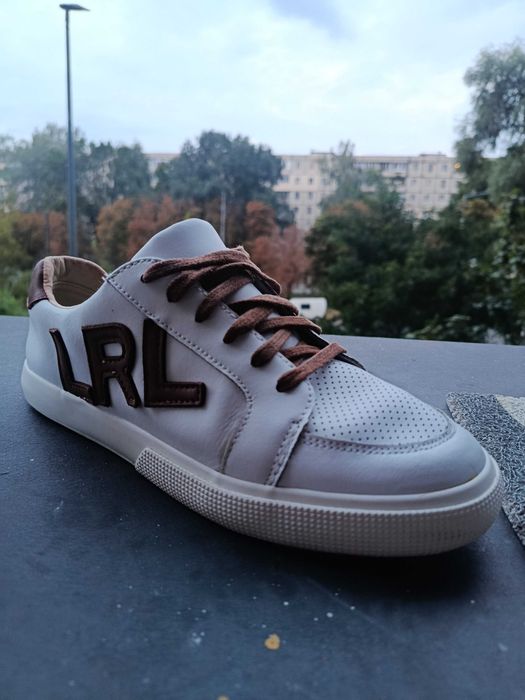 Шкіряні жіночі кеди Lauren Ralph Lauren Jaede, р. 39 (оригінал, білі)