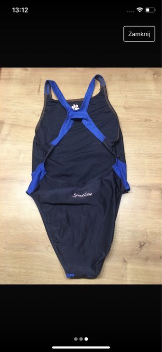 strój kąpielowy jednoczęściowy speedline speedo PAW czarny s /xs