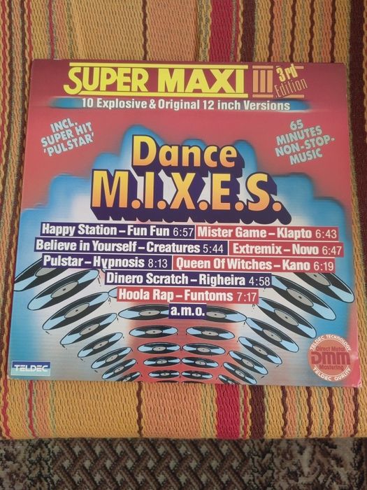 Super Maxi 3, Dance Mixes, album winylowy Italo disco