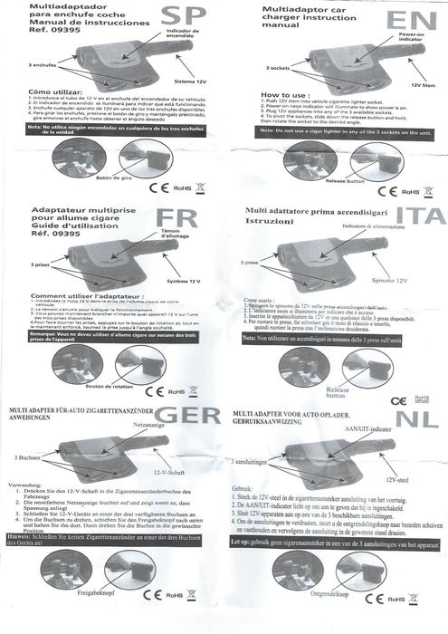 Adaptador de Isqueiro Carro