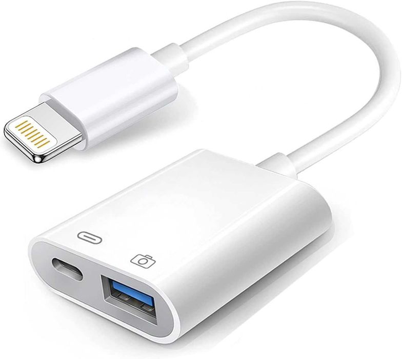 Адаптер Apple Lightning - USB для камери з портом заряджання