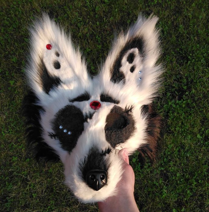 Maska wilka, Wolf mask, Therian mask, Halloween