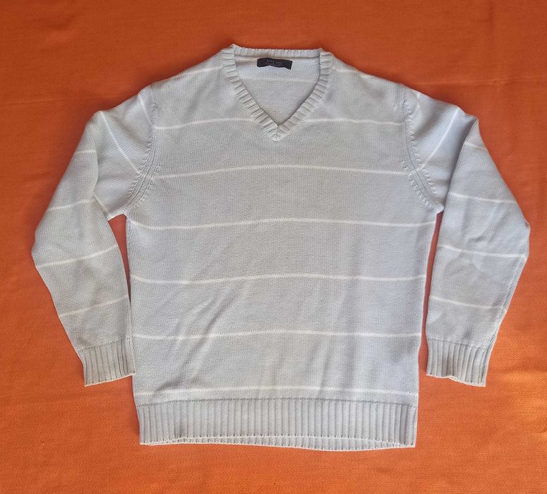 Cieply meski sweter marki Zara - rozmiar L WYSYLKA GRATIS