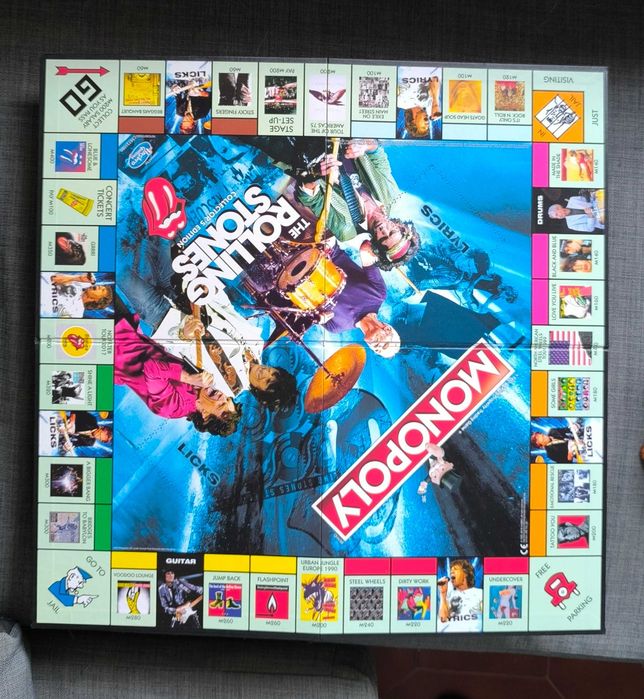 Jogo Monopoly Rolling Stones