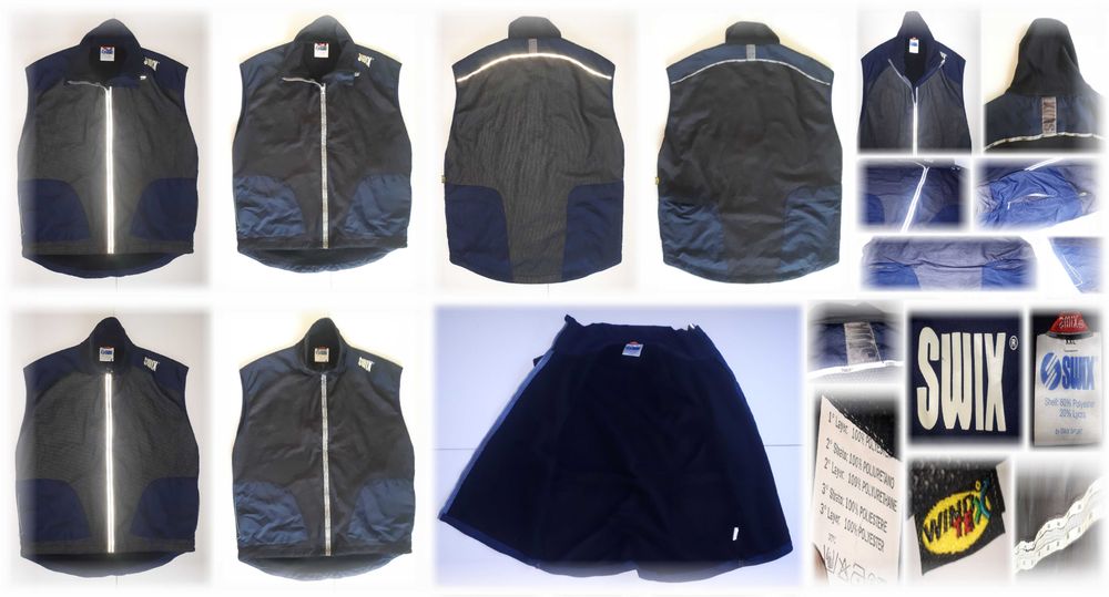 NEW SWIX WINDTEX 4Men Kamizelka Aktywna Bezrękawnik RUN SKI 185-90 XXL