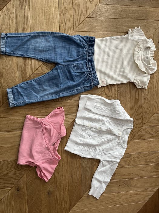 Zestaw ubranek 74 HM Adidas Petit Bateau