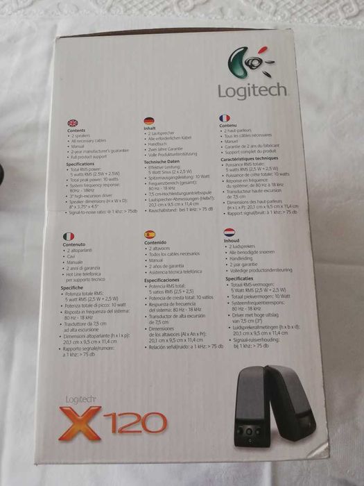 Colunas de som Logitech