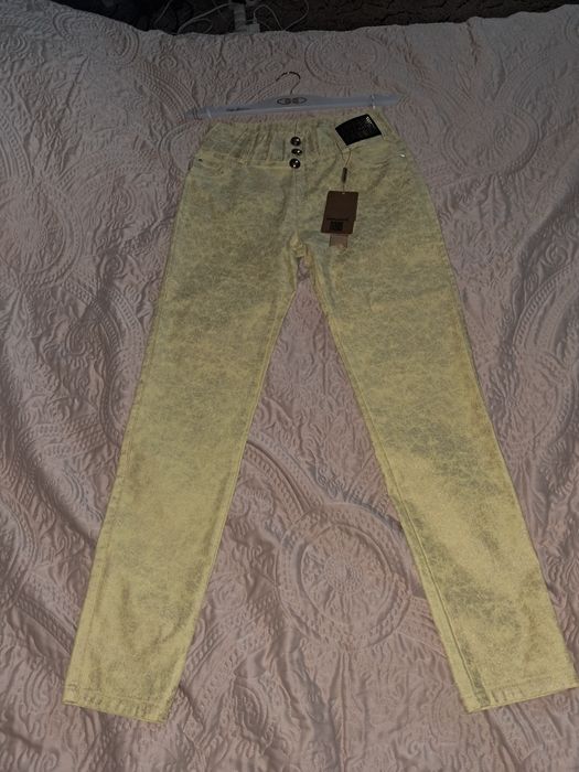 Esperanto spodnie żółte marmurek rozmiar 27