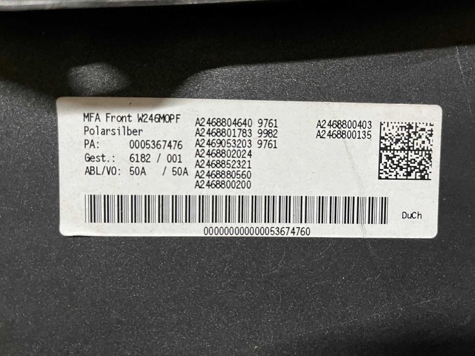 Zderzak przedni Mercedes B klasa W246 Lift przód 15-18