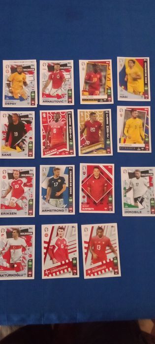Pack conjunto de cromos da Euro2024