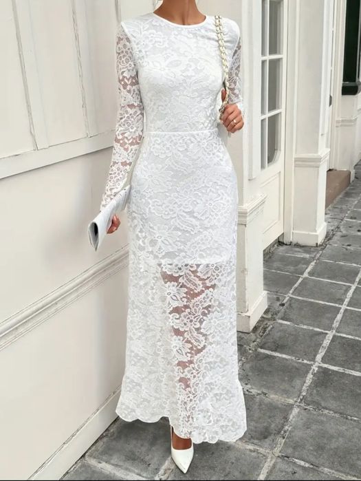 Платье гипюровое