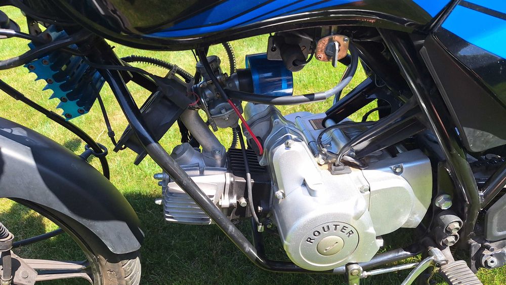 Motorower Romet Router ws50/72 mały przebieg, OC i Przegląd do 2027 80 110 125