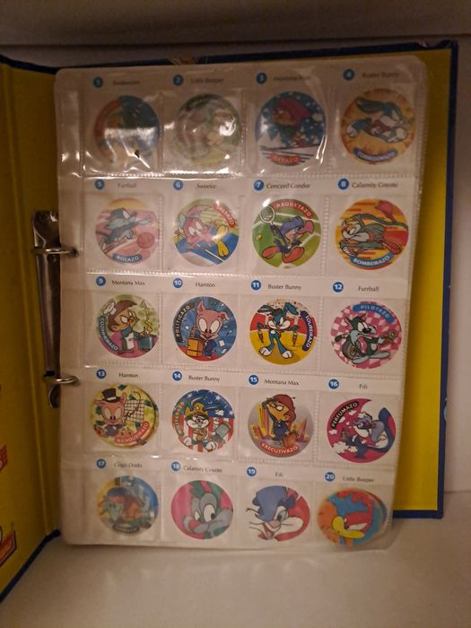 Caderneta Matutano de Tazos Original – Coleção Anos 90 – Rara
