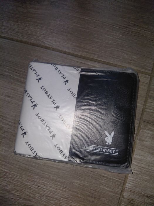 Nowy skórzany portfel Playboy
