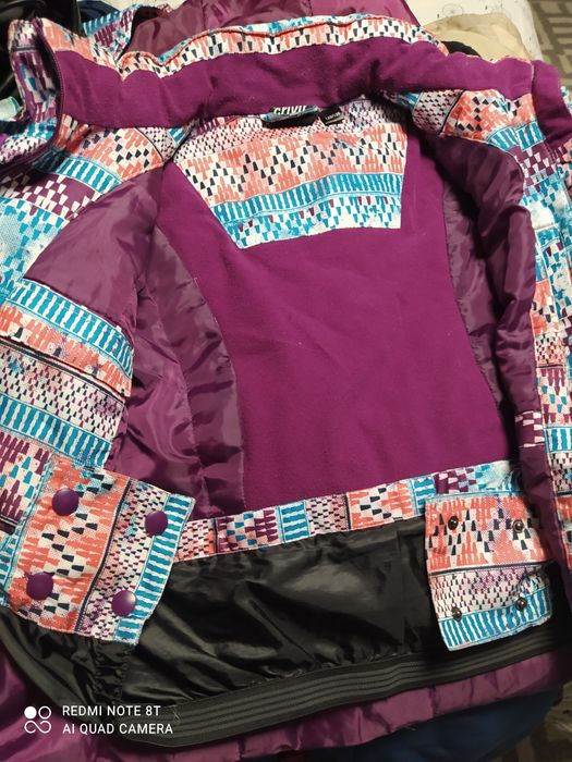 Kurtka narciarska dziewczęca chlopieca 122 128