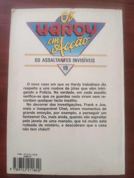 Os Hardy em acção - Os assaltantes invisíveis de Franklin Dixon