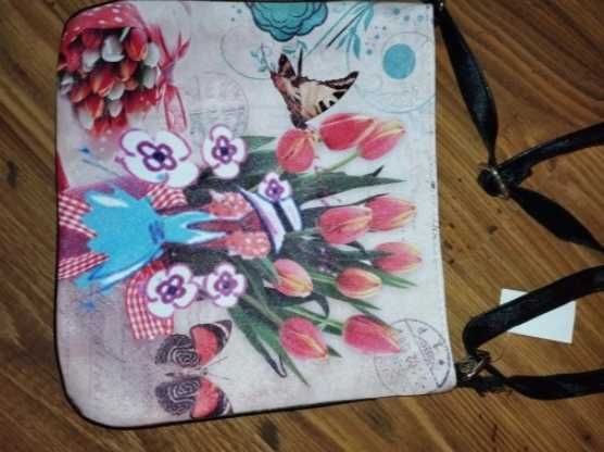 Torebka damska listonoszka kolorowa