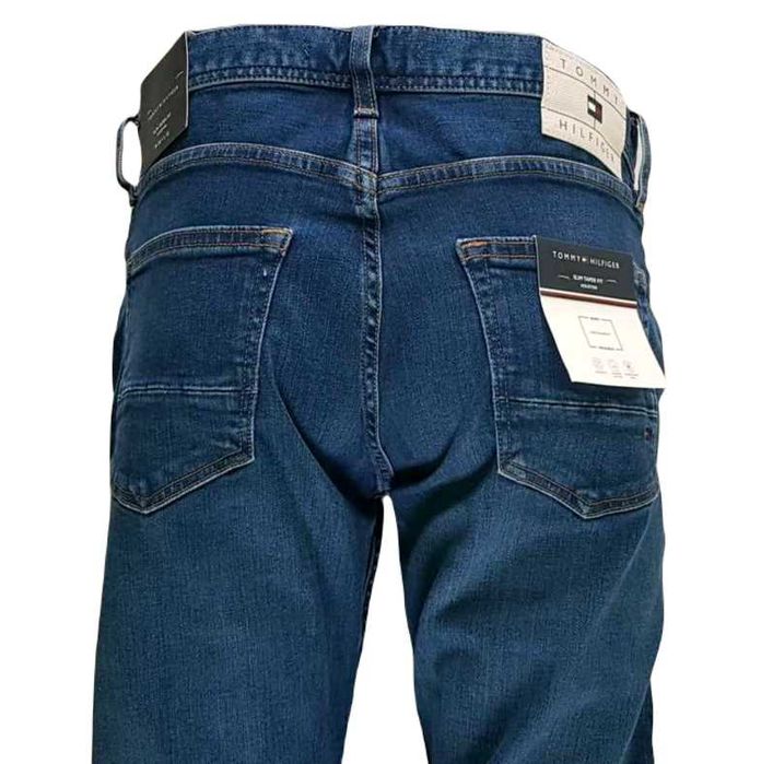 Męskie jeansy Tommy Hilfiger Houston -Slim Taper nowe oryg. - W30/L32